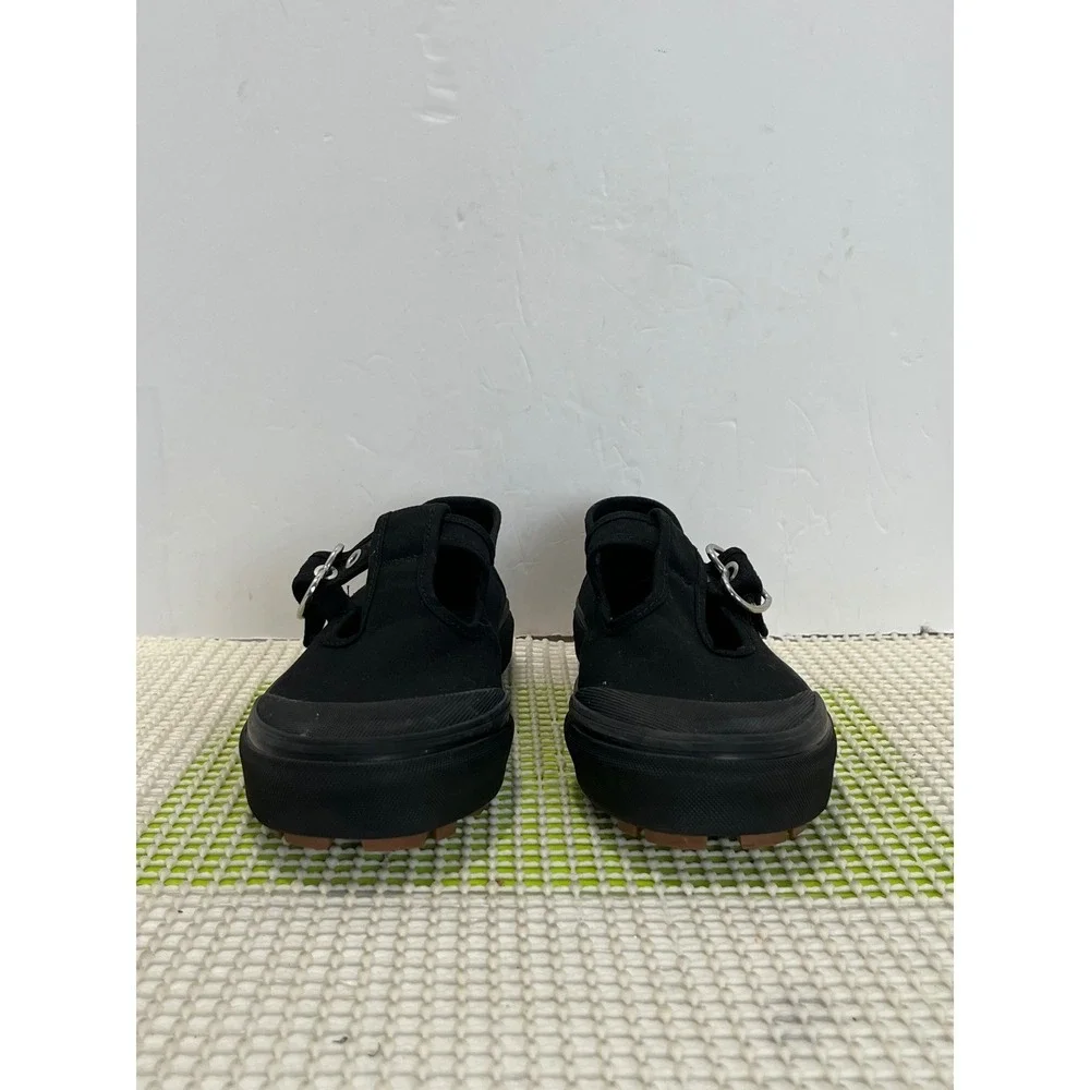 Vans Style 93 Mary Jane Lug Shoe Women's 9 Men's 7.5 Heart Buckle Canvas Shoes